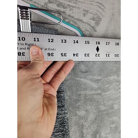 Athleta Leggings Womens Small Gray Exhale Heel Tight Media Pockets Athletic - Picture 7 of 10